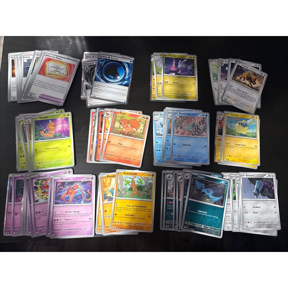 3/$30 Pokémon TCG Chaos Rising 2026 Base Set C/UC/R - 76 Cards - Near‎ Mint